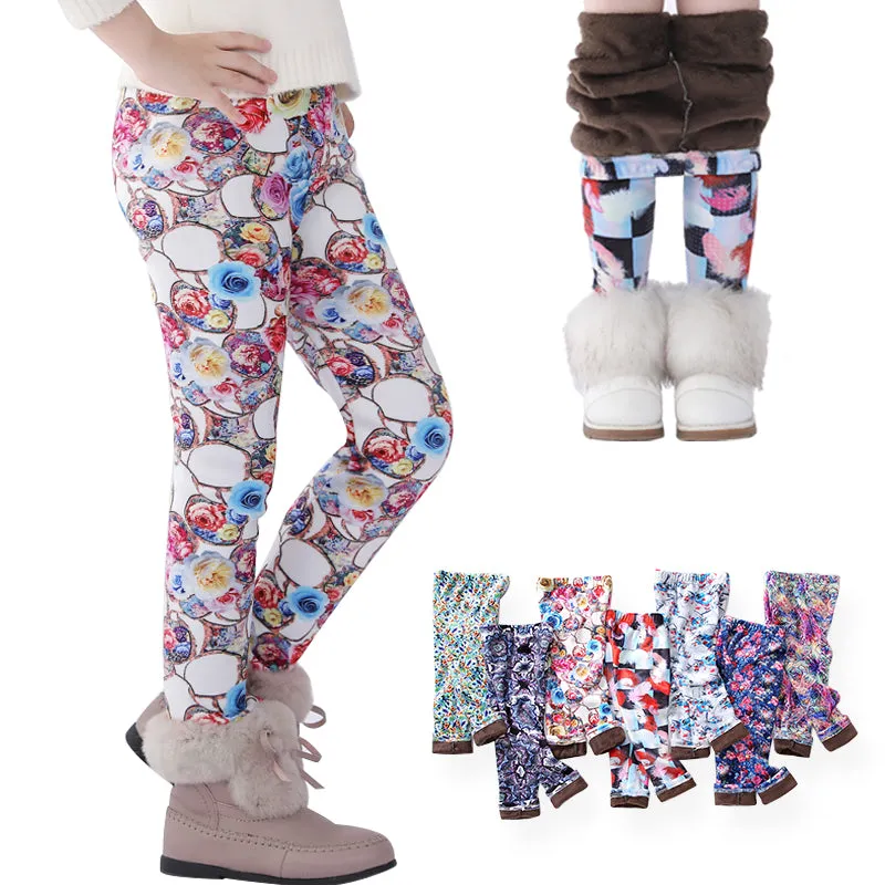 Skinny Print Flower Leggings