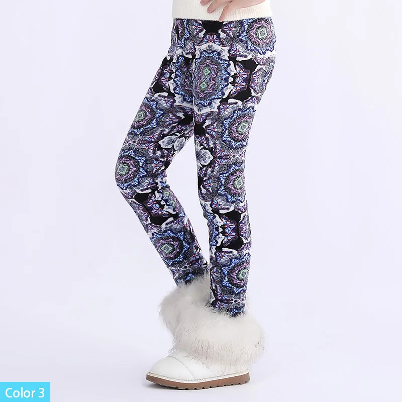 Skinny Print Flower Leggings