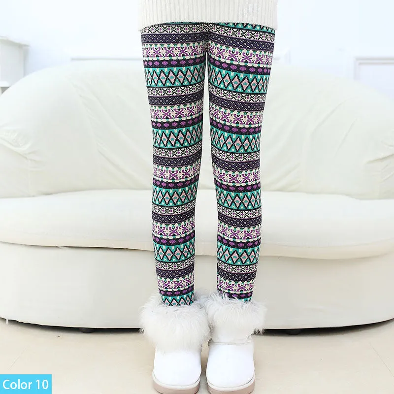 Skinny Print Flower Leggings