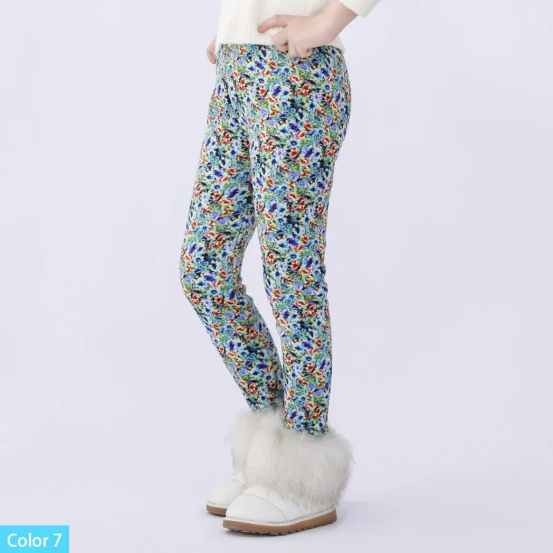 Skinny Print Flower Leggings