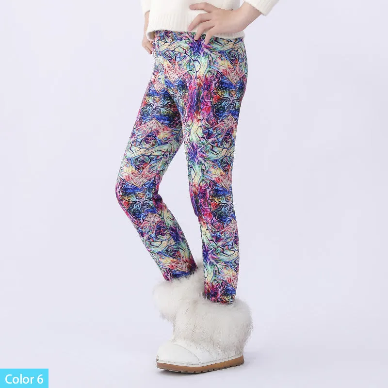 Skinny Print Flower Leggings