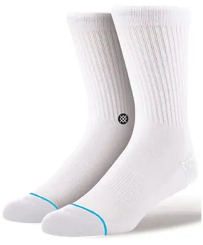 Stance Socks Icon White