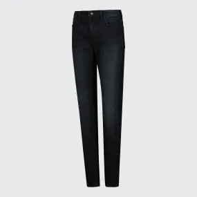 TSHEPO LADIES SKINNY ROYAL TAKALANI JEANS, BLUE BLACK