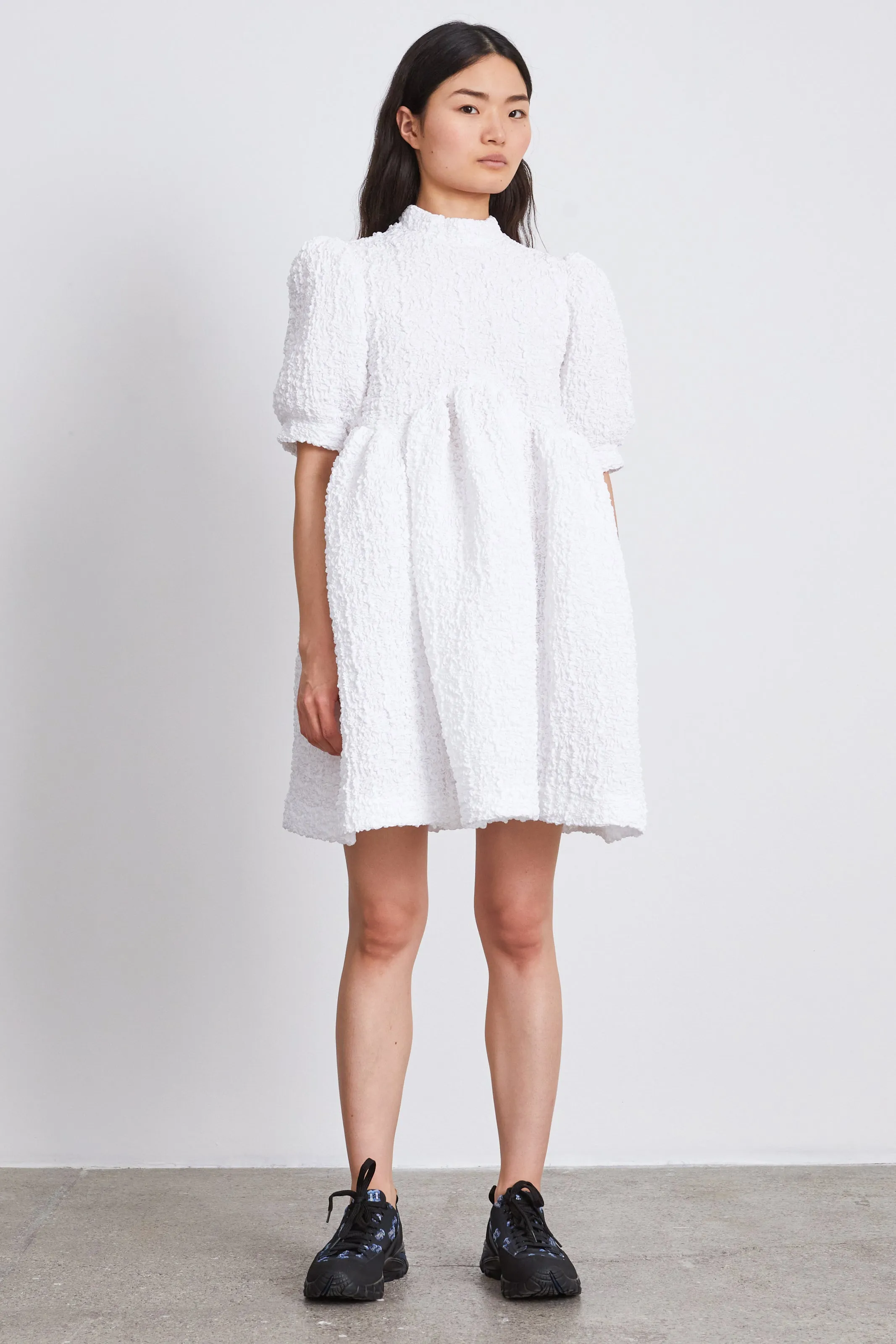 UMA | DRESS SMOCK COTTON WHITE