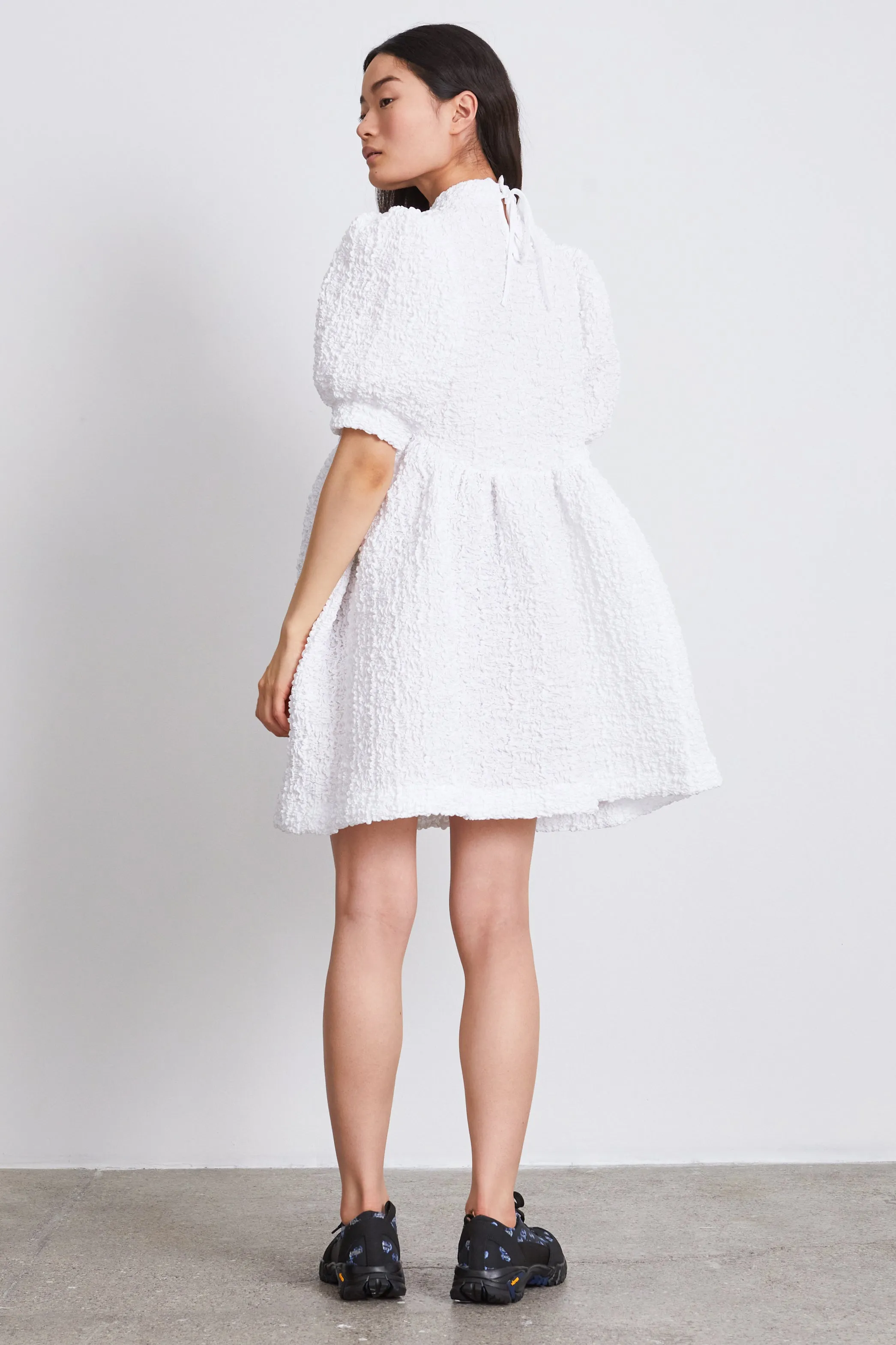 UMA | DRESS SMOCK COTTON WHITE